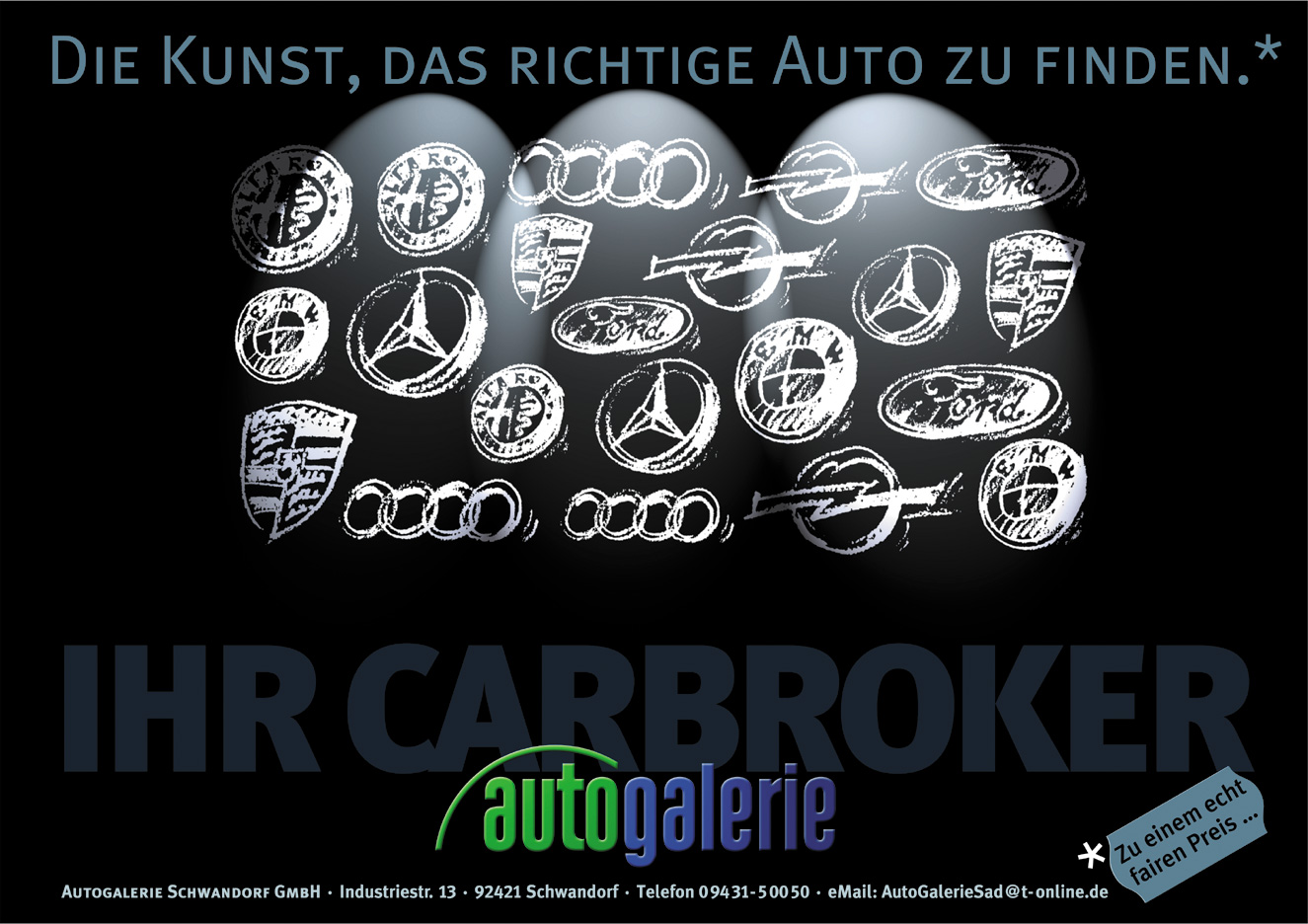 Autogalerie Schwandorf GmbH · Plakat